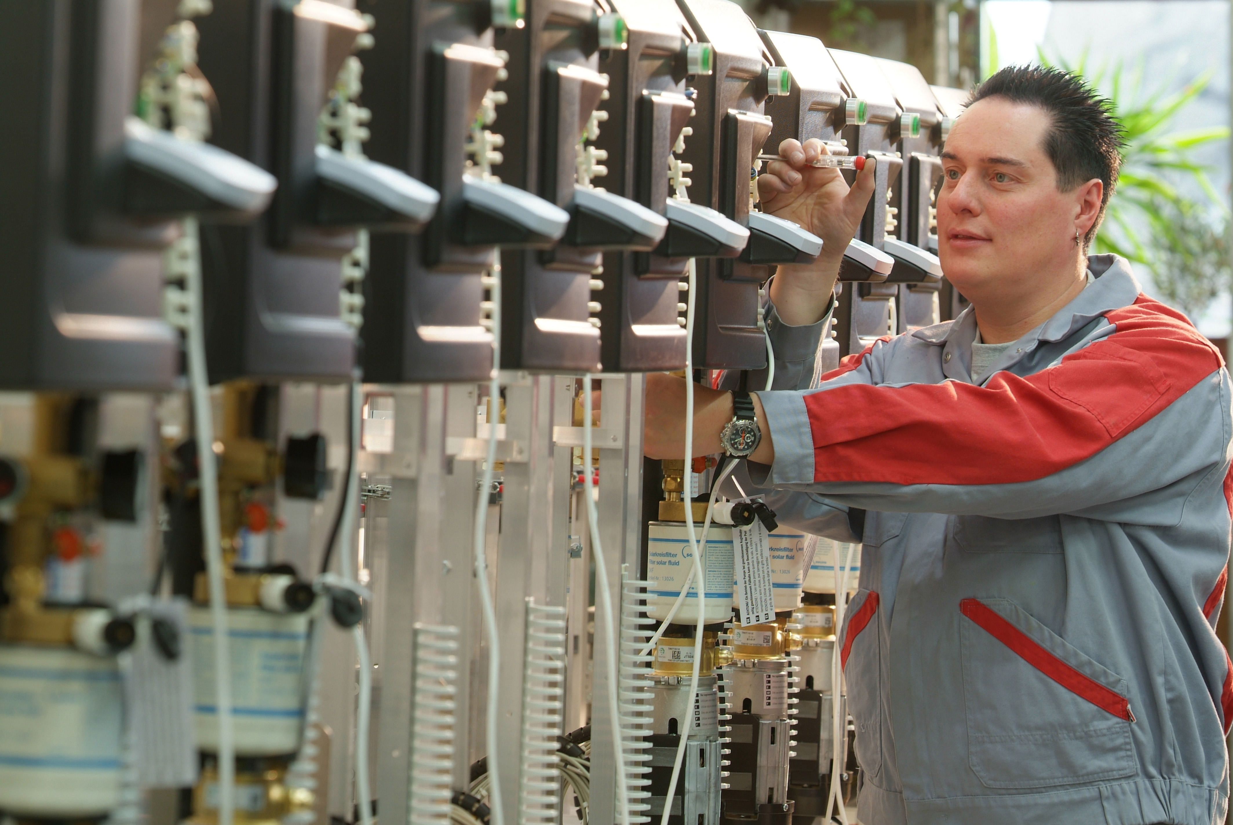 Produktion von Solarheizkesseln