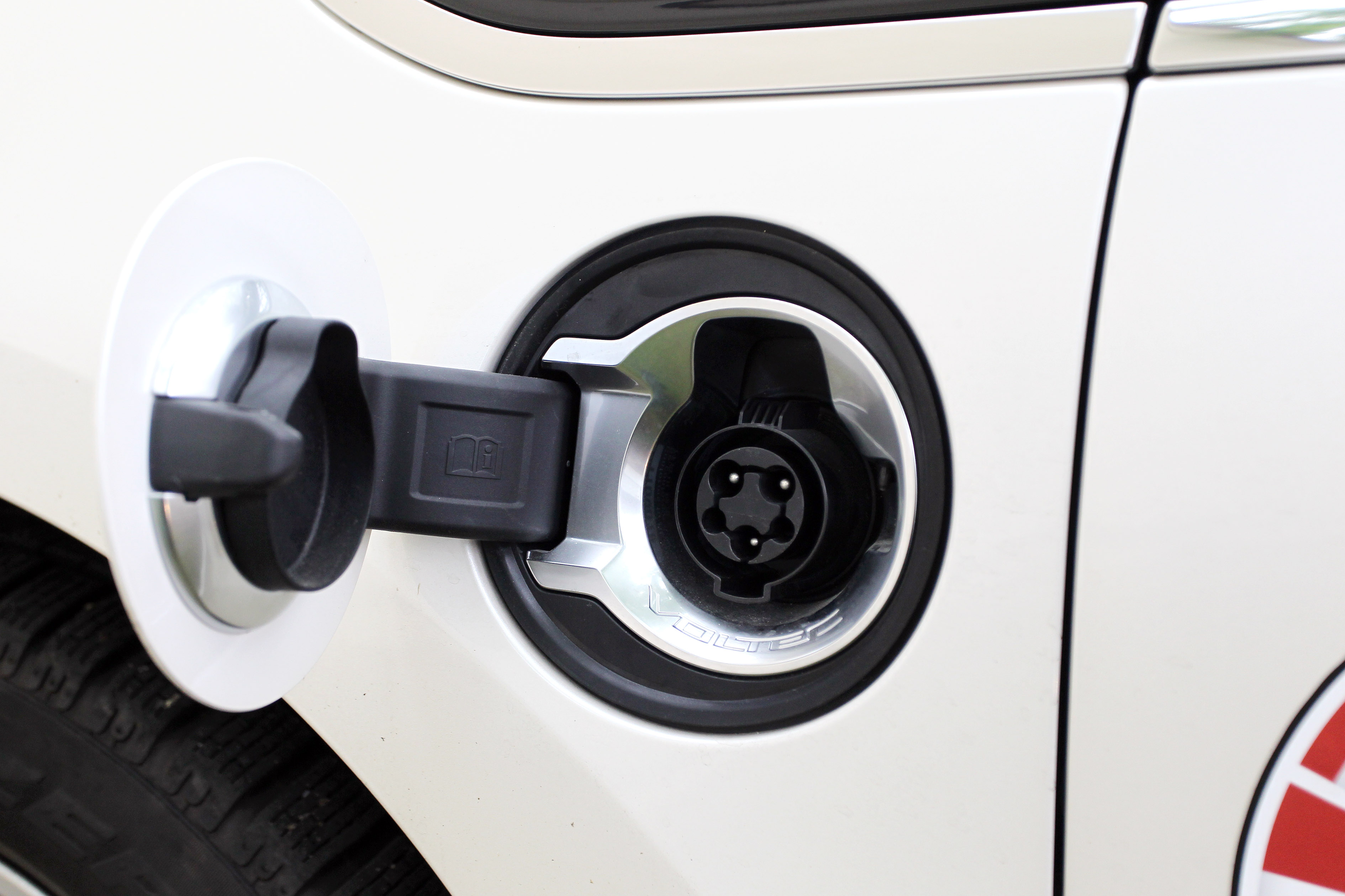 Ladebuchse eines Elektrofahrzeugs